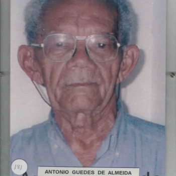 181 - ANTONIO GUEDES DE ALMEIDA NASC. 22 08 1923 FALEC. 09 03 2008